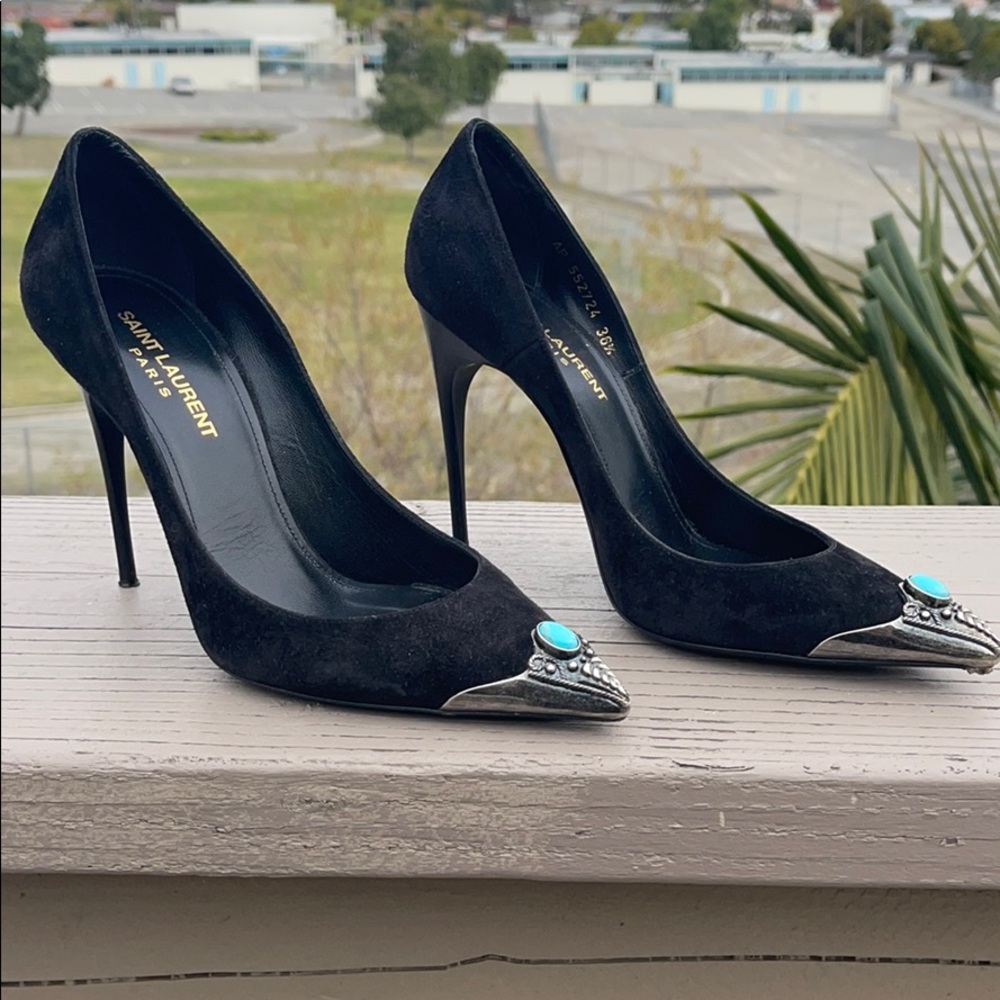 Saint Laurent black heels